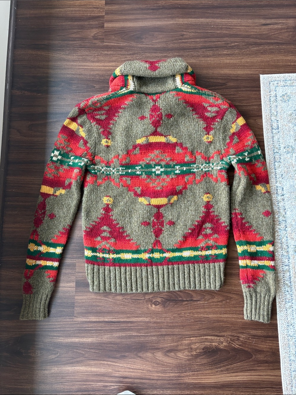 Ralph Lauren Aztec Sweater - Picture 5 of 6